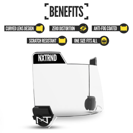 NXTRND VZR3™ Football Visor Clear