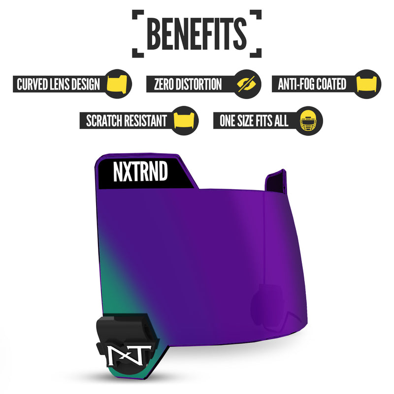 Load image into Gallery viewer, NXTRND VZR3™ Football Visor Purple