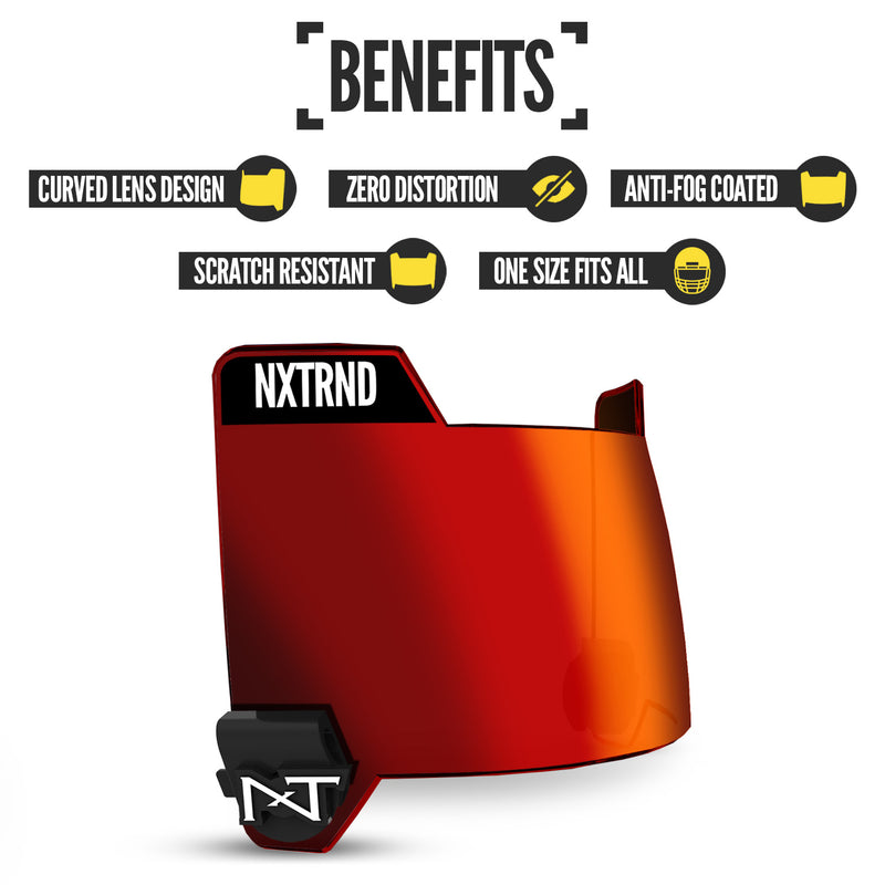 Load image into Gallery viewer, NXTRND VZR3™ Football Visor Red