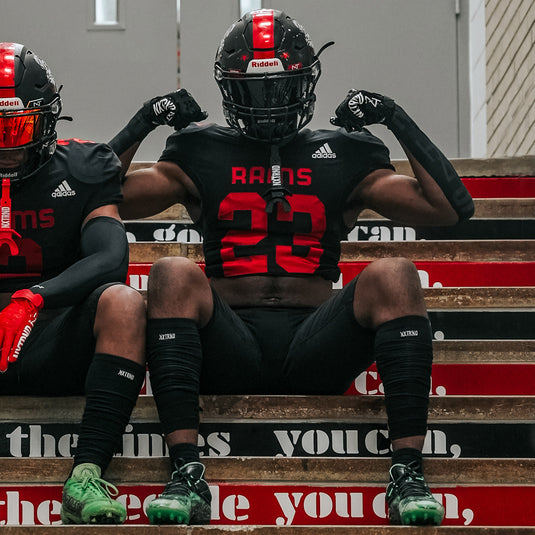 NXTRND Quarter Football Socks Black 3-Pairs