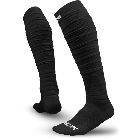 NXTRND XTD™ Scrunch Football Socks Black