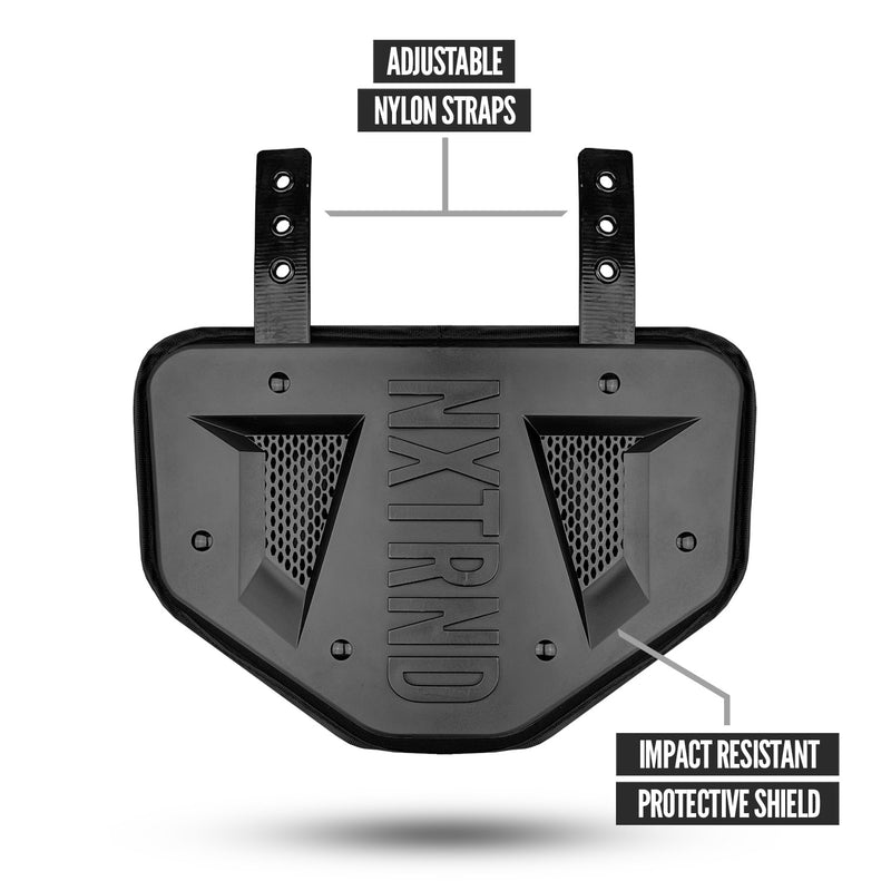 Load image into Gallery viewer, NXTRND B-PLATE™ Football Back Plate Black
