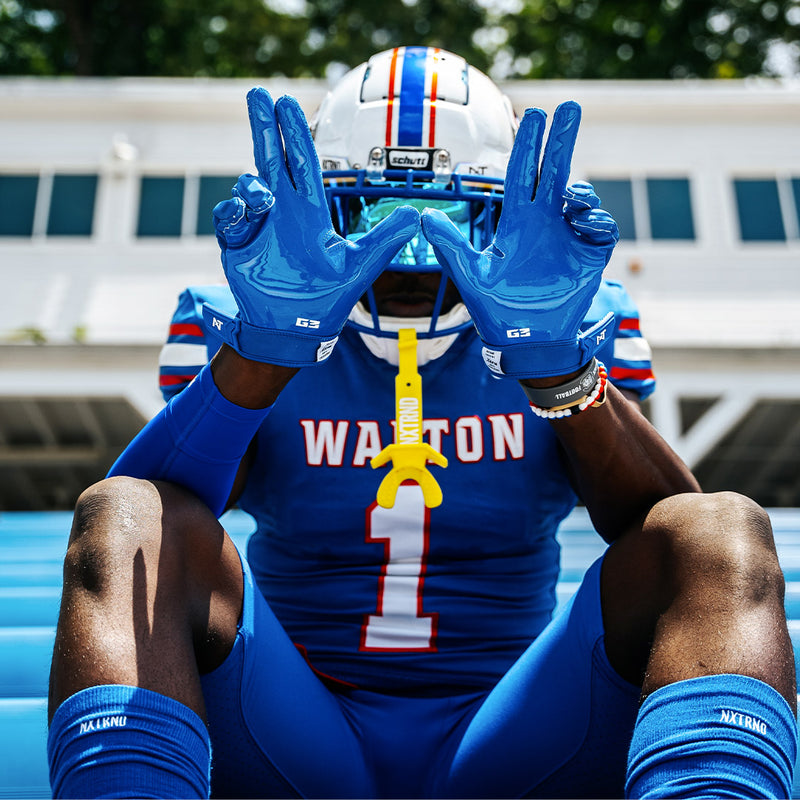 Load image into Gallery viewer, NXTRND G3™ Padded Football Gloves Blue
