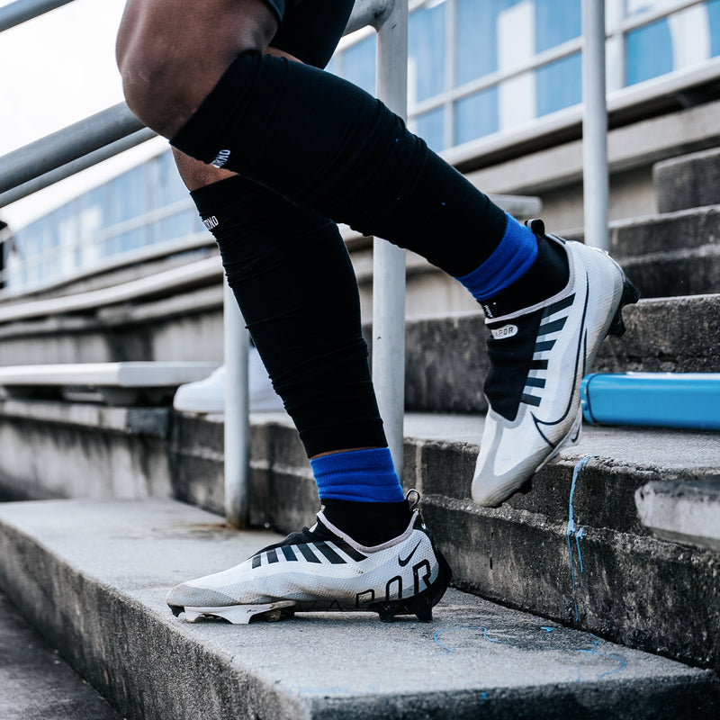 Load image into Gallery viewer, NXTRND Quarter Football Socks Blue 3-Pairs