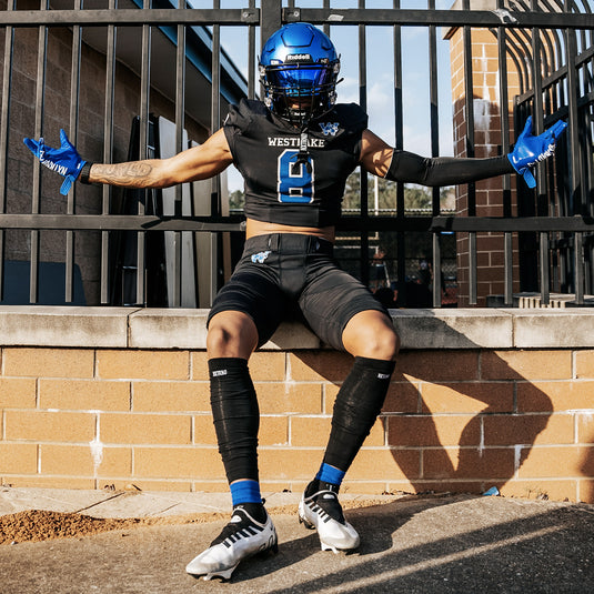 NXTRND Quarter Football Socks Blue 3-Pairs