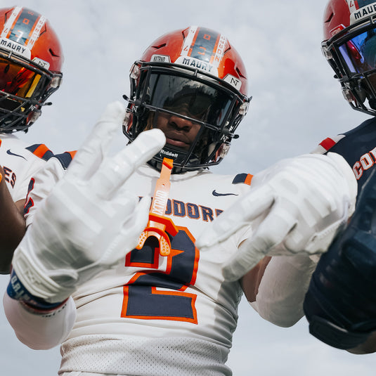 NXTRND VZR3™ Football Visor Clear Black