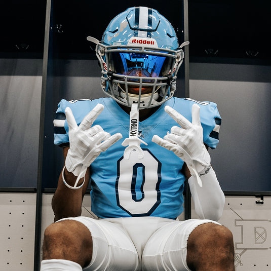 NXTRND VZR3™ Football Visor Clear Blue