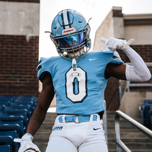 NXTRND VZR3™ Football Visor Clear Blue