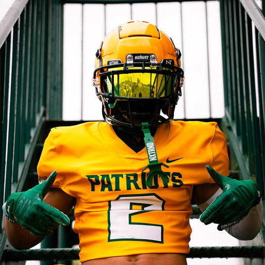 NXTRND VZR3™ Football Visor Clear Gold