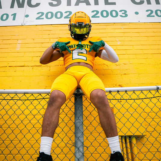 NXTRND VZR3™ Football Visor Clear Gold