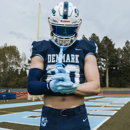 NXTRND G3™ Padded Football Gloves Columbia Blue