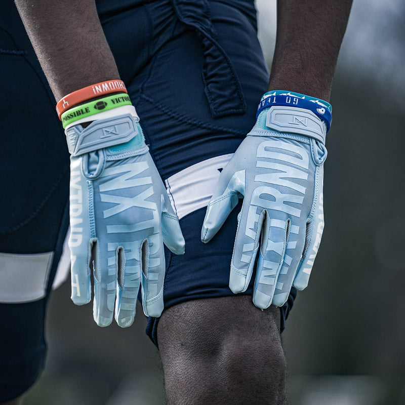 Load image into Gallery viewer, NXTRND G1™ Football Gloves Columbia Blue
