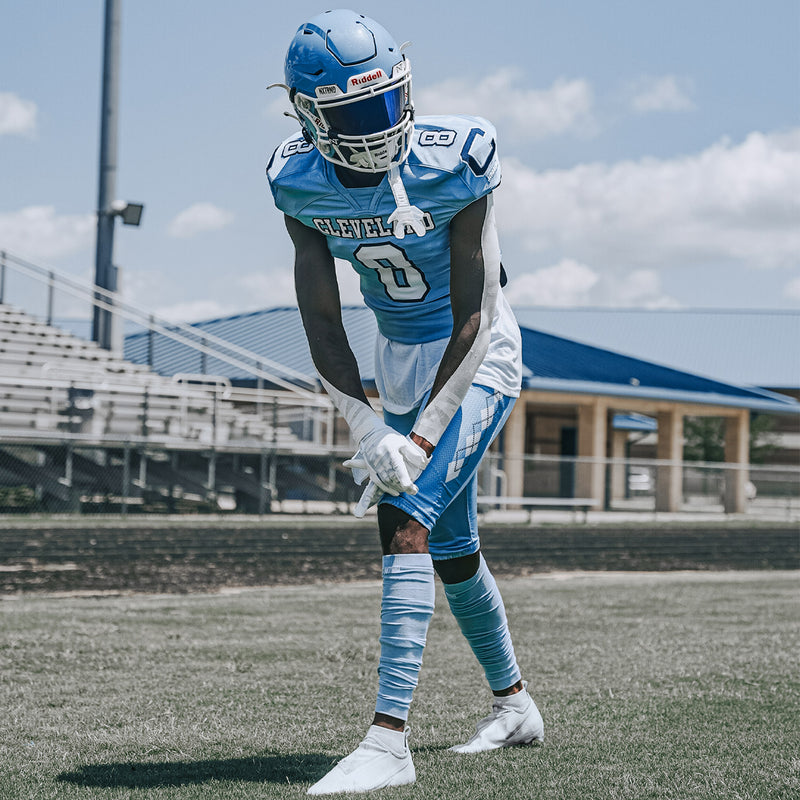 Load image into Gallery viewer, NXTRND Football Leg Sleeves Columbia Blue
