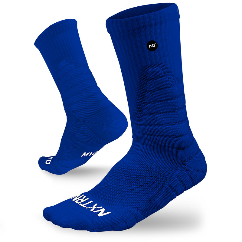 Load image into Gallery viewer, NXTRND Crew Socks Blue 3-Pairs
