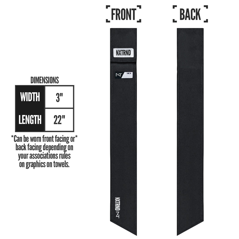 Load image into Gallery viewer, Nxtrnd SKL™ Football Skill Towel Black