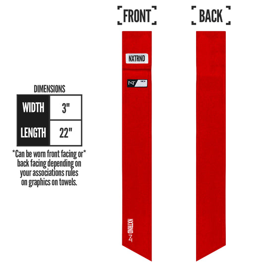 Nxtrnd SKL™ Football Skill Towel Red