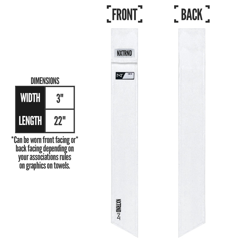 Load image into Gallery viewer, Nxtrnd SKL™ Football Skill Towel White