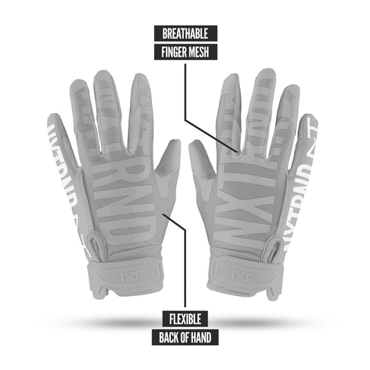 NXTRND G1™ Football Gloves Grey