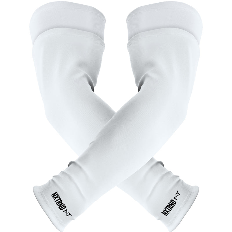 Load image into Gallery viewer, NXTRND Double Arm Sleeves White (1 Pair)
