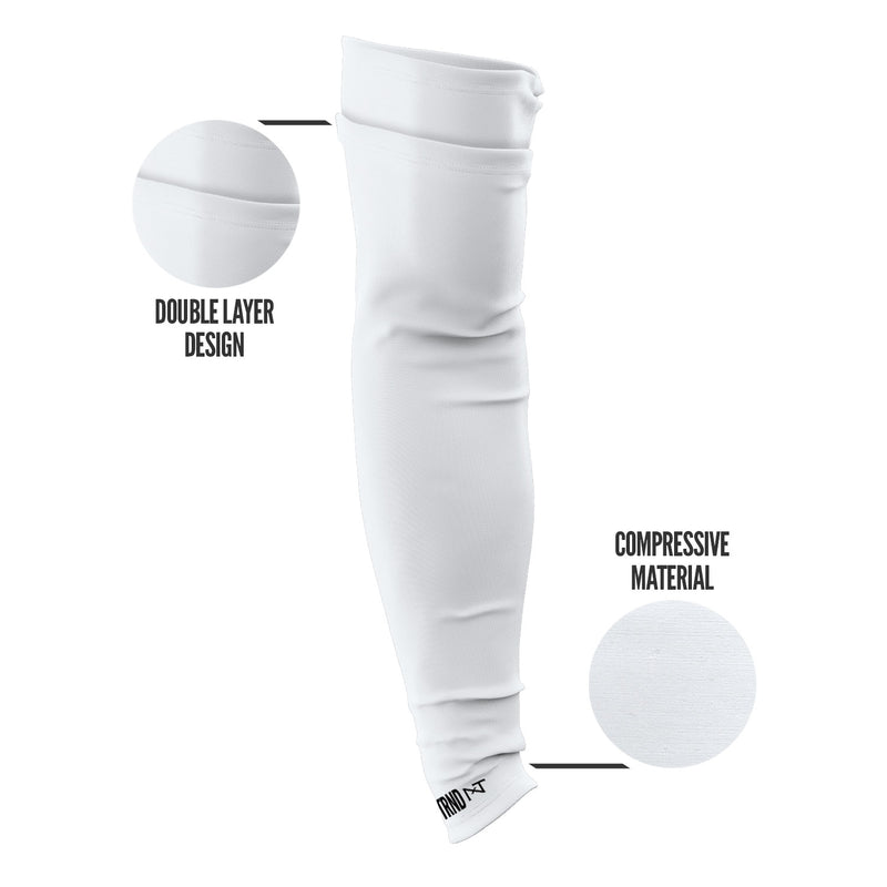 Load image into Gallery viewer, NXTRND Double Arm Sleeves White (1 Pair)