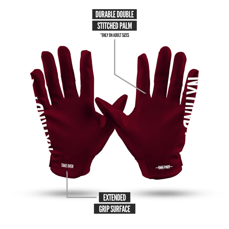 Load image into Gallery viewer, NXTRND G1™ Football Gloves Maroon