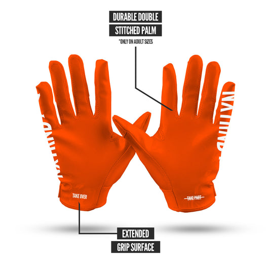NXTRND G1™ Football Gloves Orange