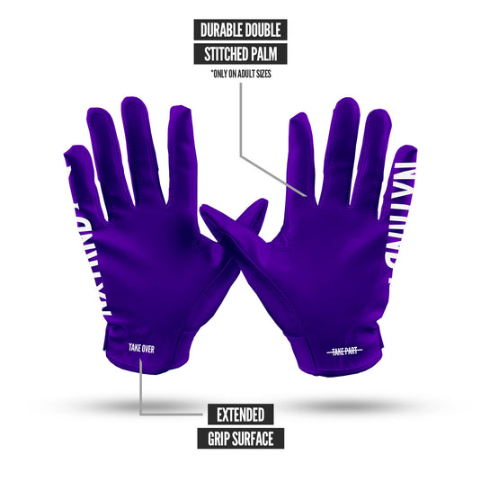 NXTRND G1™ Football Gloves Purple