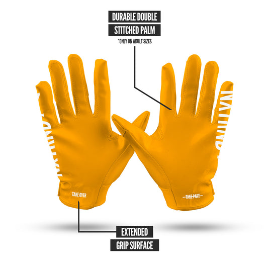 NXTRND G1™ Football Gloves Yellow