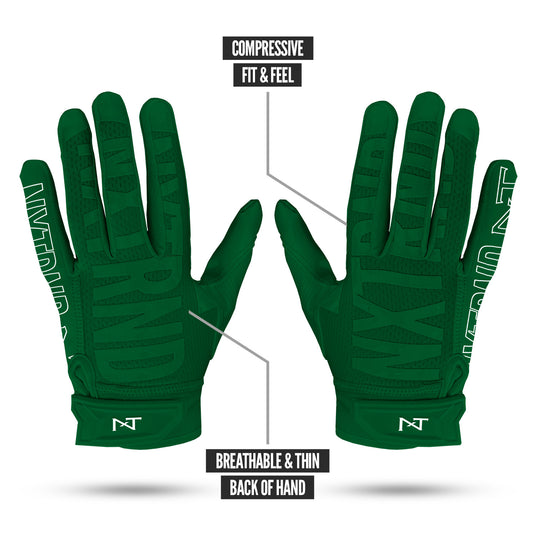 NXTRND G2™ Football Gloves Dark Green