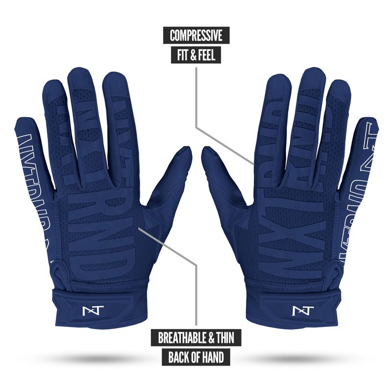 Load image into Gallery viewer, NXTRND G2™ Football Gloves Navy Blue