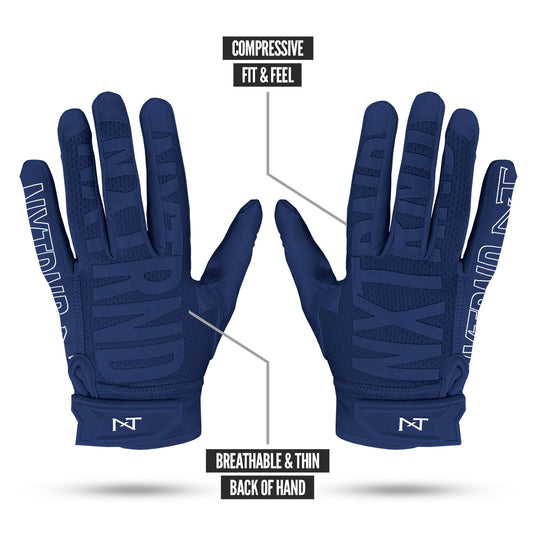 NXTRND G2™ Football Gloves Navy Blue