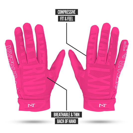 NXTRND G2™ Football Gloves Pink