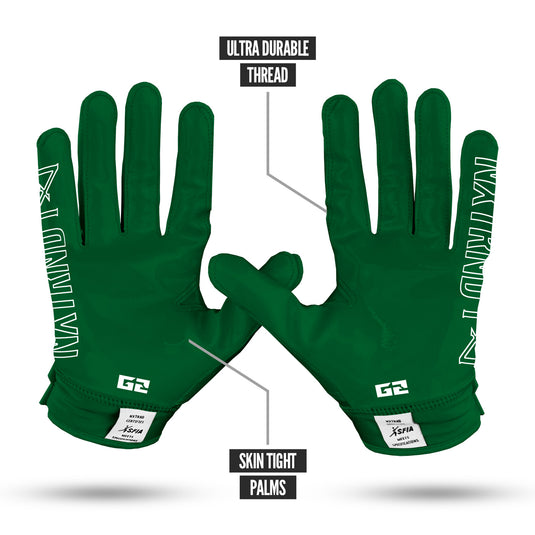 NXTRND G2™ Football Gloves Dark Green