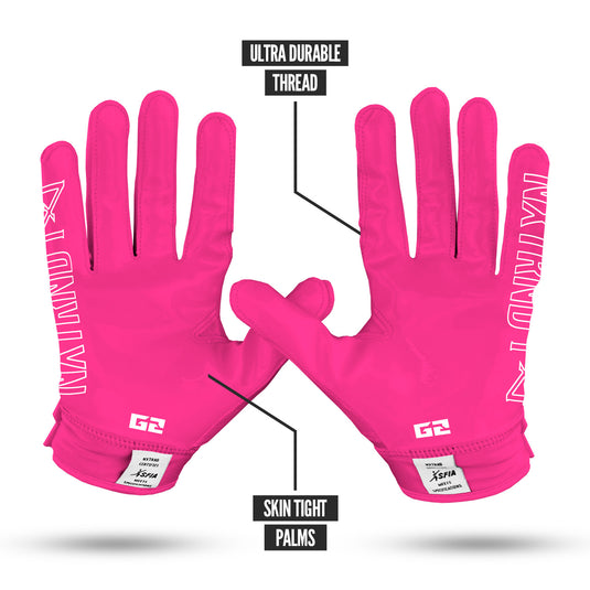 NXTRND G2™ Football Gloves Pink