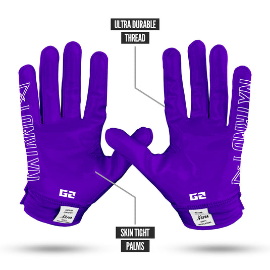NXTRND G2™ Football Gloves Purple