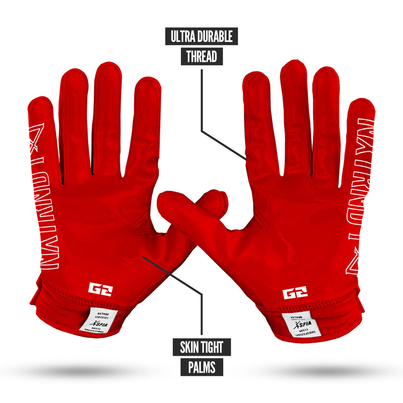 Load image into Gallery viewer, NXTRND G2™ Football Gloves Red