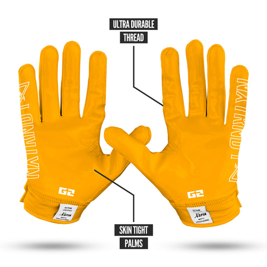 NXTRND G2™ Football Gloves Yellow