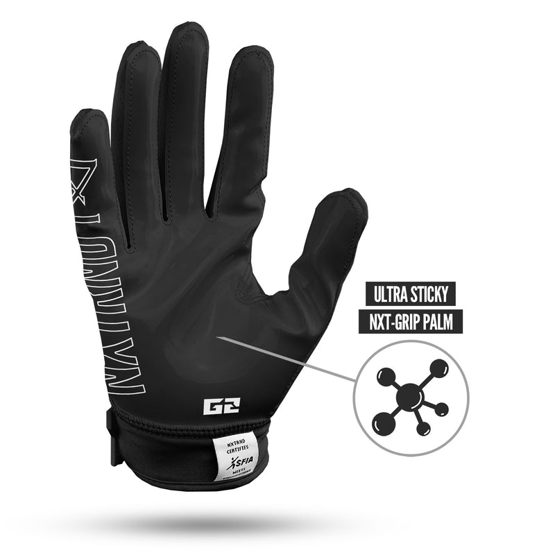 Load image into Gallery viewer, NXTRND G2™ Football Gloves Black
