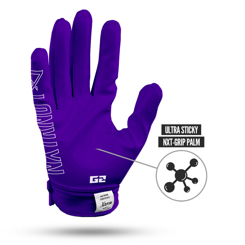 Load image into Gallery viewer, NXTRND G2™ Football Gloves Purple
