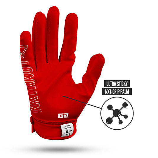 NXTRND G2™ Football Gloves Red