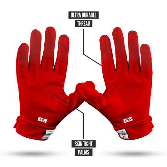 NXTRND G3™ Padded Football Gloves Red