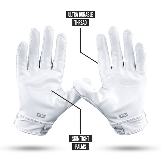 NXTRND G3™ Padded Football Gloves White