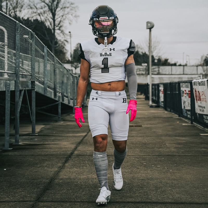 Load image into Gallery viewer, NXTRND XTD™ Scrunch Football Socks Light Grey
