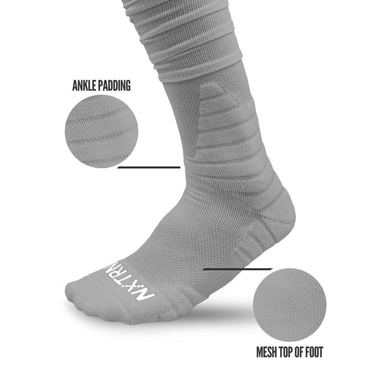 Load image into Gallery viewer, Football Socks Benefits
