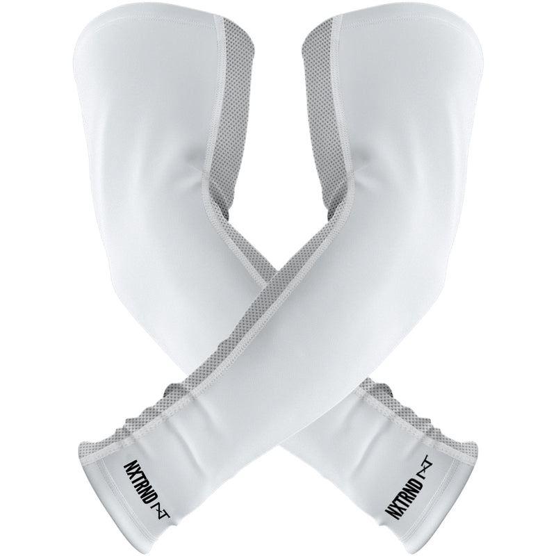 Load image into Gallery viewer, NXTRND AirTek™ Arm Sleeves White (1 Pair)