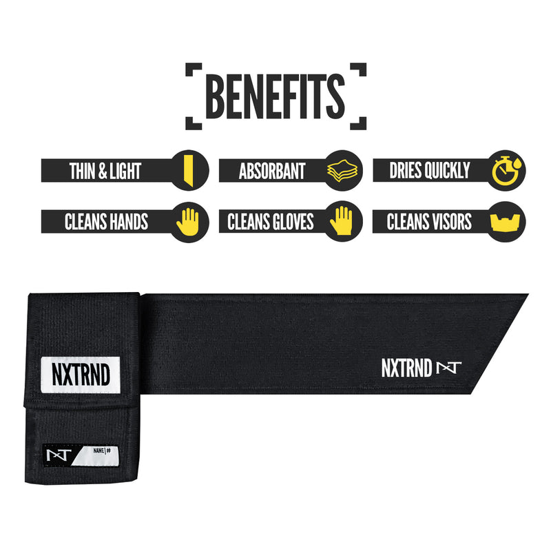 Load image into Gallery viewer, Nxtrnd SKL™ Football Skill Towel Black