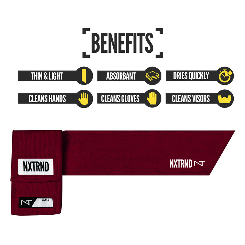 Load image into Gallery viewer, Nxtrnd SKL™ Football Skill Towel Maroon
