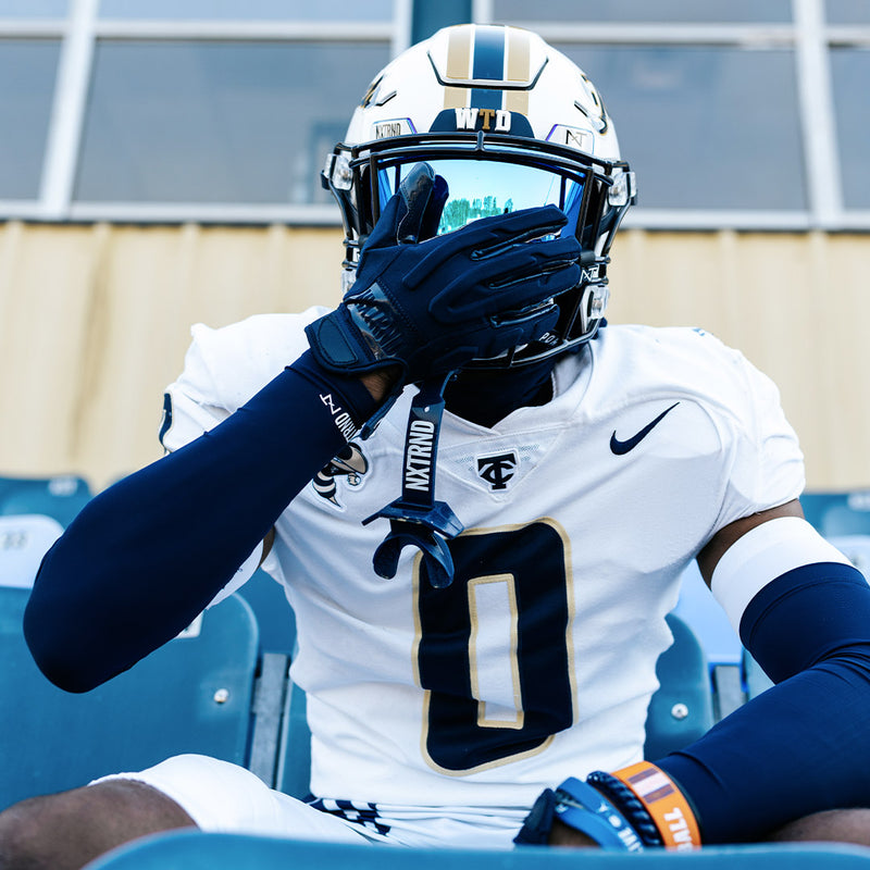 Load image into Gallery viewer, NXTRND G3™ Padded Football Gloves Navy Blue
