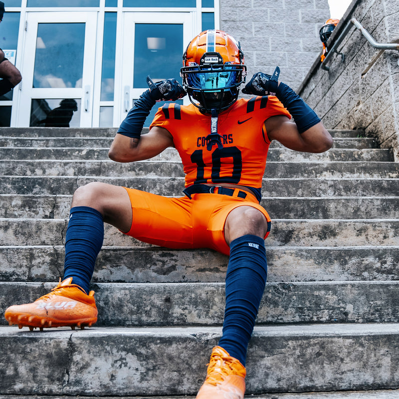 Load image into Gallery viewer, NXTRND Football Leg Sleeves Navy Blue
