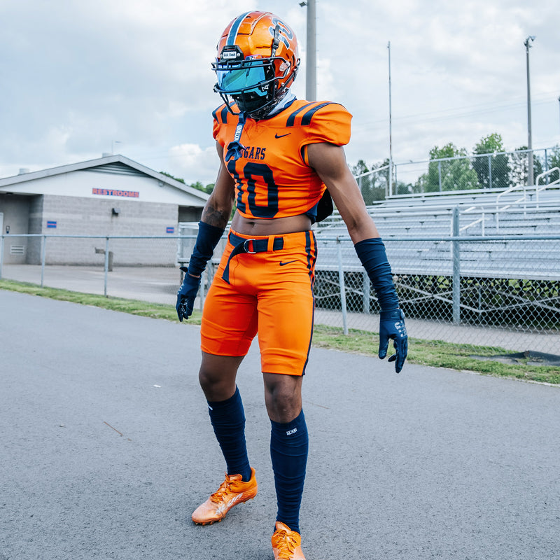 Load image into Gallery viewer, NXTRND Football Leg Sleeves Navy Blue
